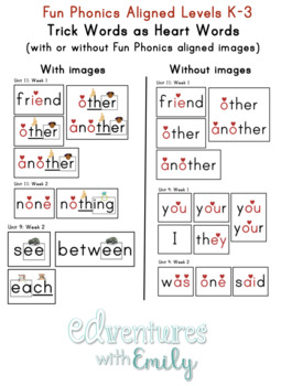 K-3 Word Wall Words