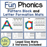 Fun Phonics Alphabet Pattern Block and Letter Formation Ma