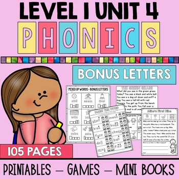 Preview of Level 1 Unit 4 Bonus Letters