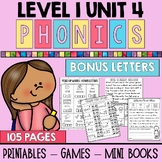 Level 1 Unit 4 Bonus Letters
