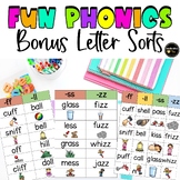 Fun Phonics Bonus Letters | ff, ss, ll, zz | Sorts | level
