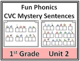 Fun Phonics CVC Mystery Sentences Unit 2
