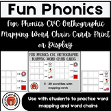 Fun Phonics CVC Orthographic Mapping Word Chain Cards, Pri