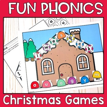 Preview of Christmas | Alphabet Centers | Fun Phonics