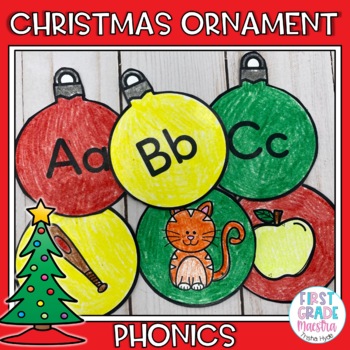 Preview of Fun Phonics Christmas Ornament Craft
