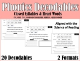 Fun Phonics Decodables - Closed Syllables - Aligned with S