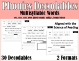 Fun Phonics Decodables - Multisyllabic Words - Aligned wit