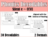 Fun Phonics Decodables -Silent e CVCE - Aligned with the S