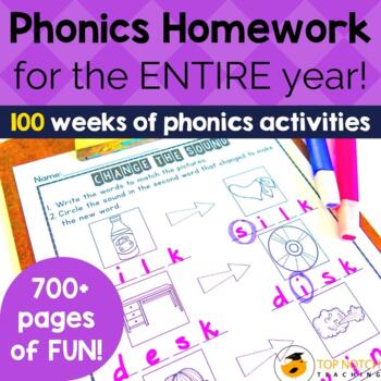 fun phonics homework