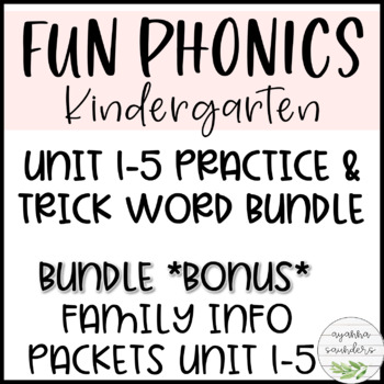 Preview of Fun Phonics | Kindergarten *BUNDLE*