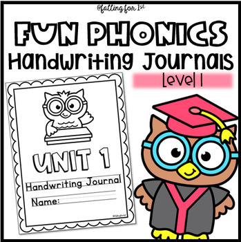 Preview of Fun Phonics Level 1 Handwriting Journals