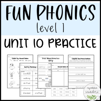 Preview of Fun Phonics | Level 1 | Unit 10 Practice