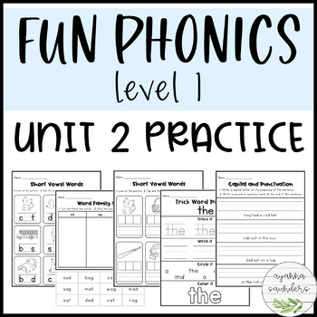 Preview of Fun Phonics | Level 1 | Unit 2 Practice