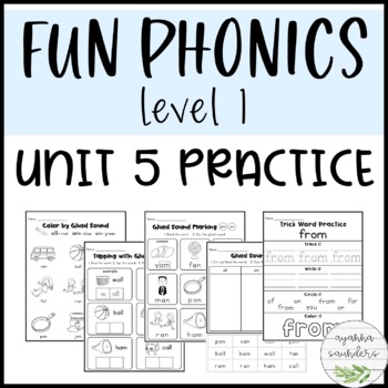 Preview of Fun Phonics | Level 1 | Unit 5 Practice