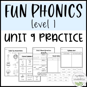 Preview of Fun Phonics | Level 1 | Unit 9 Practice