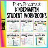 Fun Phonics Kindergarten Student Phonic Workbooks | Bundle