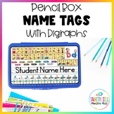 Pencil Box Editable Name Tags | Fun Phonics