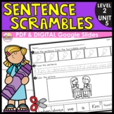 Fun Phonics Sentence Scrambles Level 2 Unit 5 - Suffixes &