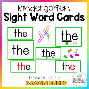 Preview of Fun Phonics Sight Word Cards