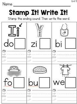 Fun Phonics: Stamp It! Center by Mommy and Me Teach | TPT