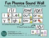 Fun Phonics Sound Wall! Vowel Valley