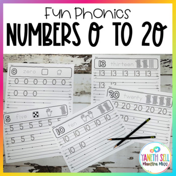 Preview of Fun Phonics Writing Numbers 0 to 20