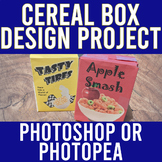 Fun Photoshop Project for High School  - Cereal Box Design