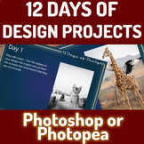 Fun Photoshop holiday project - 12 Days of Design Prompts 