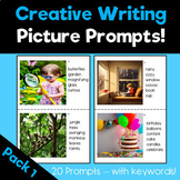 Fun Picture Prompts for Creative Writing - with keywords! 