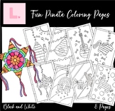 Fun Piñatas Coloring Pages (Cinco de Mayo)