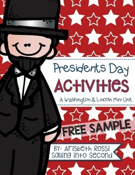 Preview of Presidents Day Freebie