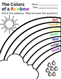 Fun Rainbow Coloring Preschool,Kindergarten Worksheets