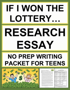 Preview of Fun Research Project for Middle School, High School, Teens
