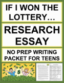 Fun Research Project for Middle School, High School, Teens