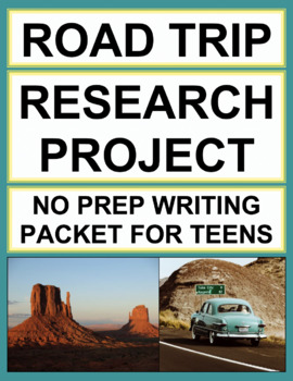 Preview of Fun Research Project for Teens