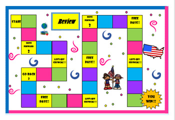 Preview of Fun Review Game Board