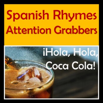 Preview of Fun Rhyme for the Beginning of Spanish Class!