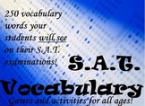 Fun SAT/ACT Vocabulary Worksheets - Test Prep Activities a