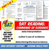 Fun SAT Prep Reading: Best Evidence, Author's Evidence, & 