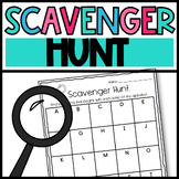 Fun Scavenger Hunt: Beginning Letters of the Alphabet