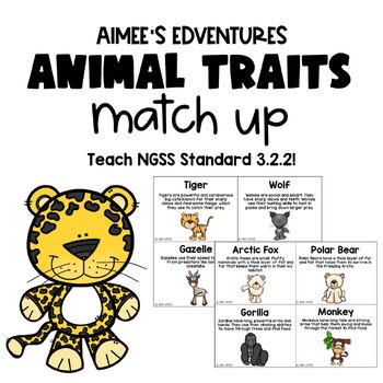 Preview of Fun Science Activities | Animal Traits Matching Game