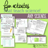 Fun Science Activities - EDITABLE