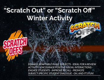 Preview of Fun "Scratch Off" Game - Winter Themed