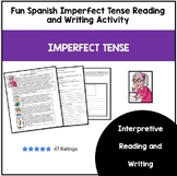 Fun Spanish Imperfect Tense Reading and Writing Activity