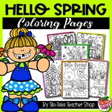 Fun Spring Coloring Pages - Spring Activities