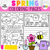 Fun Spring Coloring Pages for Kindergarten | Spring Writin