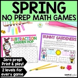 Fun Spring Break Math Games, Activities, & Centers, No Pre