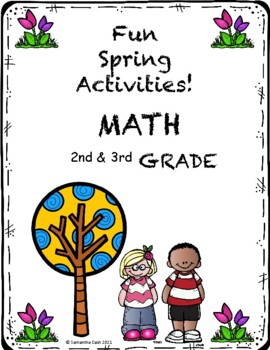 Preview of Fun Spring Math Worksheets That Cover 8 Standards!