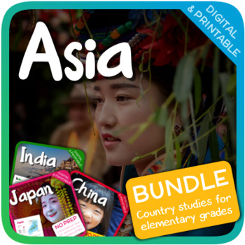 Preview of Bundle: Country Studies for Elementary Grades - Asia