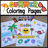 Fun Summer Coloring Pages | Summertime Coloring Pages |  S
